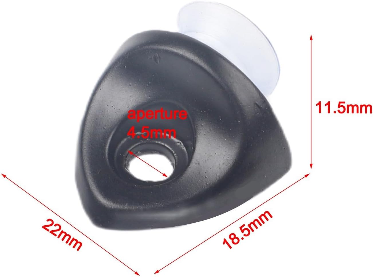 20-Pack Zinc Alloy Shelf Pins with Silicone Suction Cups Glass, Wood, Plywood & Cabinets – -Install Bracket-Style Board Support Partition(C)