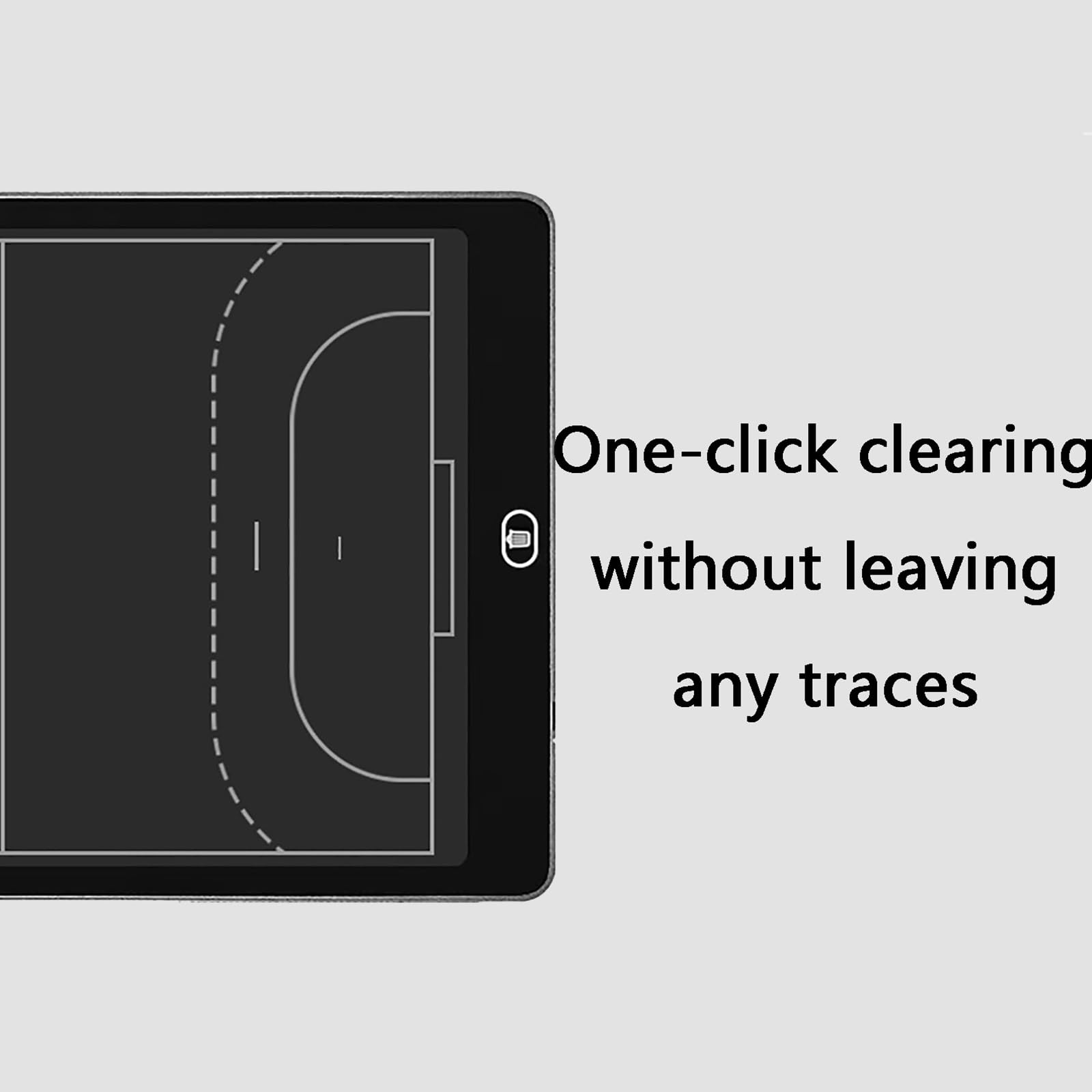 Lavagna tattica da calcio portatile, Lavagna tattica elettronica for sport a 7 palline con blocco cancellazione one-touch 2 pz(Tennis)