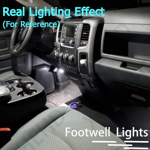 Luces LED interiores para Dodge Ram 1500 2009-2018 paquete 12 piezas miniatura 7