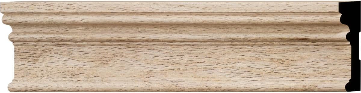 RB03 - Americraft Casing Moulding, Solid Hardwood, 1 1/16"D x 3 1/2"W x 96"L, Stain Grade Red Oak