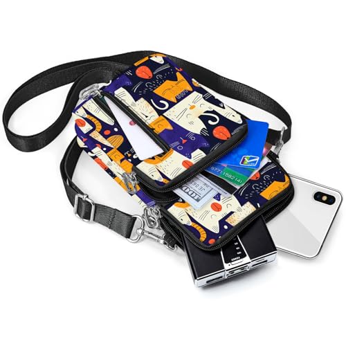 Image of BIAOTIE Lightweight Small Crossbody bags Cell Phone Purses Travel Pouch Shoulder Bag for Women | Lightweight