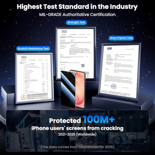 Image of Uyiton for Samsung Galaxy S26 Plus Privacy Screen Protector UnBreak-Glass