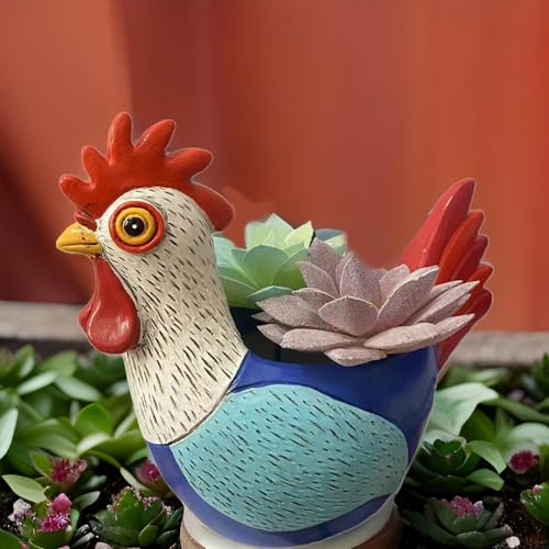 QIEIEI Silicone Flowerpot Mold Rooster Shape Silicone Crafting Mould for Crafting Planter and Home Decoration Project by QIEIEI - Image 7