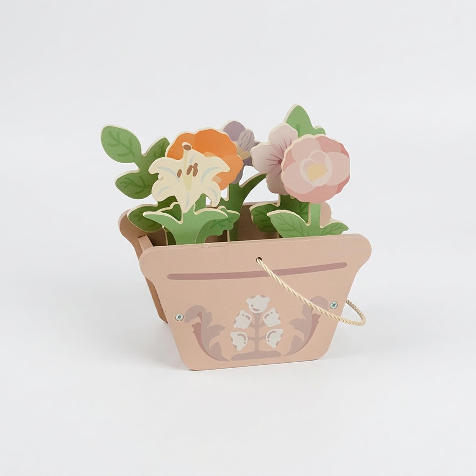 predolo ière en Bois J Extérieur Intérieur, Fleurs ludique, Interactif, Seau, pr Crèche, -s