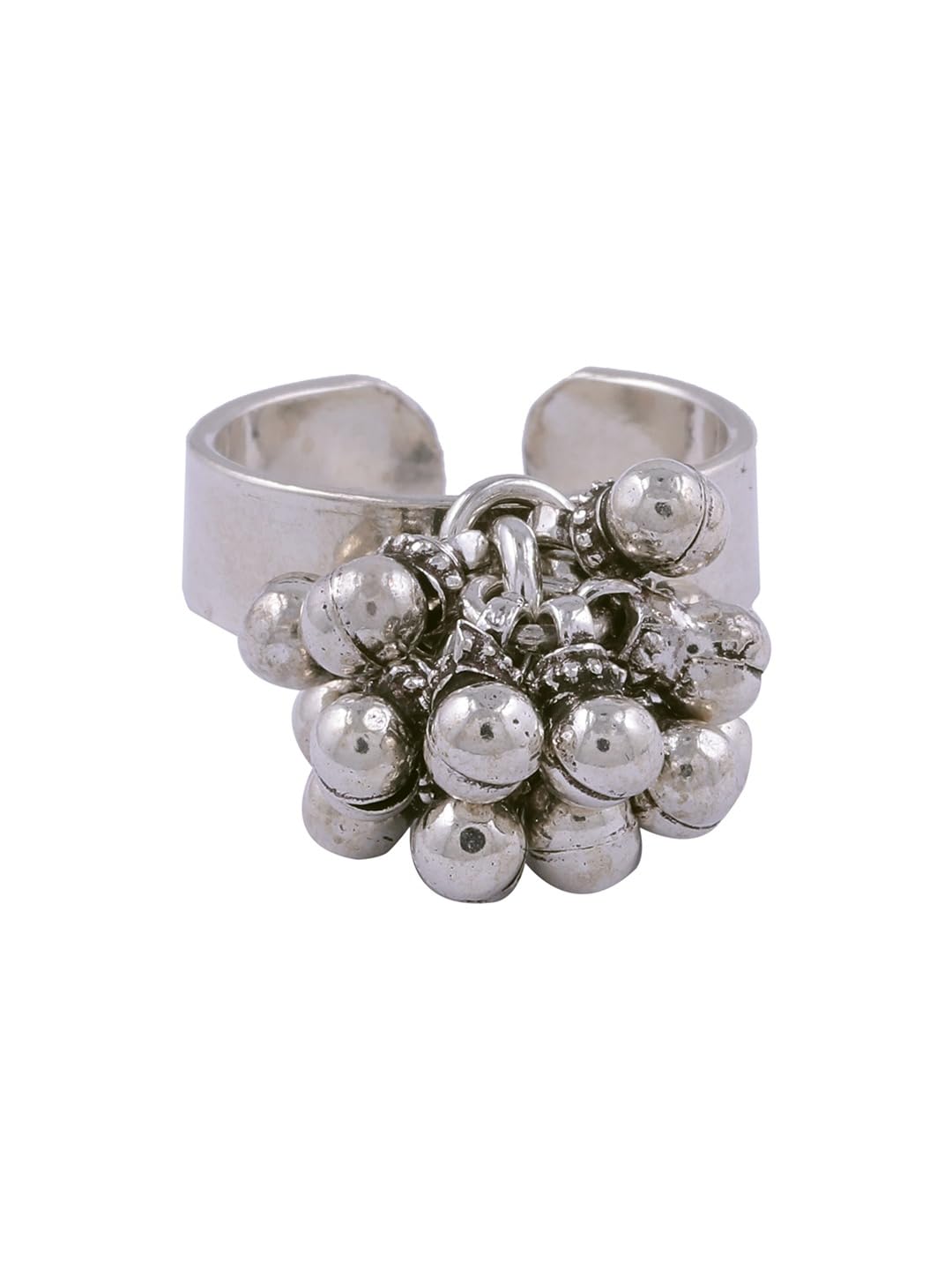 El Regalo 1pc Oxidized Ethnic Ghungroo Finger Ring- Adjustable Ghungroo Bells Handmade Finger Rings for Girls & Women (B0CXSSY949) Amazon Price History, Amazon Price Tracker