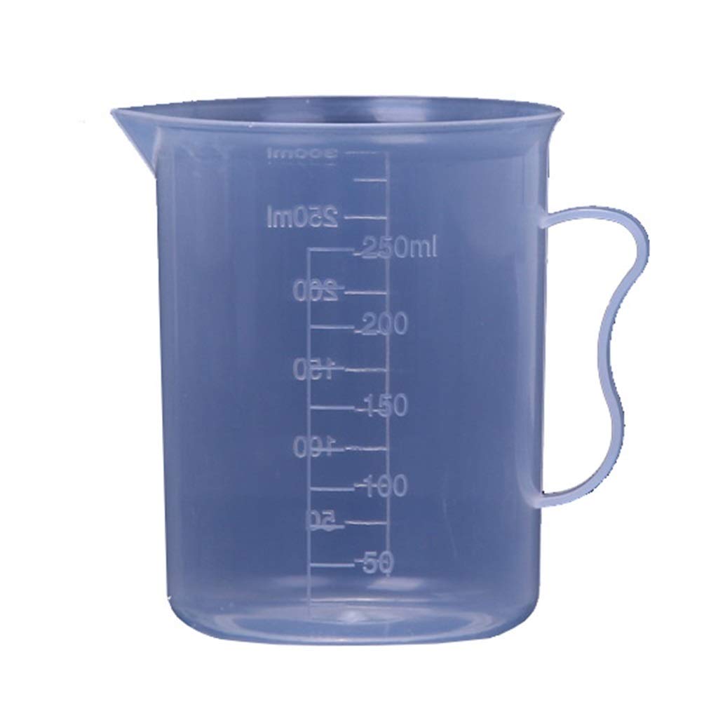 A1DFDFGOQSFG Measuring Cup, Transparent Plastic Kitchen Baking Small Tools Used for Liquid with Powder (Size : D) ()