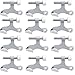 Nuk3y Hinge Pin Chrome Heavy Duty Door Stop (12-Pack)