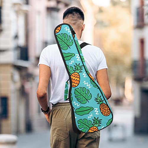 Housse pour ukulélé avec feuilles tropicales, toucans, ananas, rembourrage en éponge de 10 mm, 53,3 cm, sac de transport… - Les Beatles, Paul McCartney, John Lennon, RIngo Starr, George Harrison Housse pour ukulélé avec feuilles tropicales, toucans, ananas, rembourrage en éponge de 10 mm, 53,3 cm, sac de transport… – Image 6