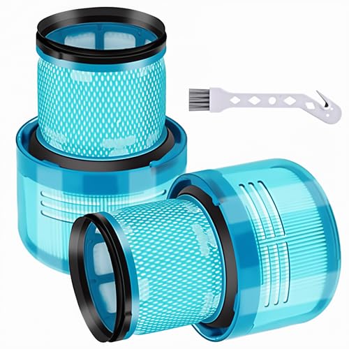 2 Pack Replacement V15 Filters for Dyson V15 Detect V15 Detect Absolute V15 Submarine V11 Torque Drive V11 Animal SV14 Cordless Stick Vacuum Part 970013-02 Green