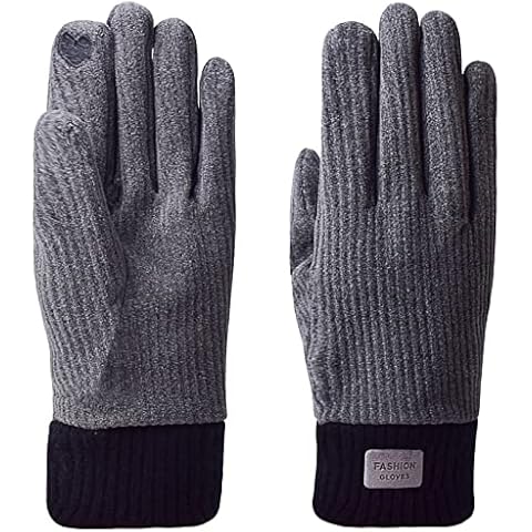 Melofo Winter Women Knitted Touchscreen Gloves Warm Windproof Cycling Running Gloves for Women Thermal Cold Weather Handwarmers Mittens for Women Girls Gift for Women Cover