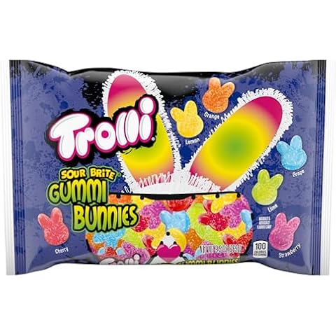Trolli Sour Brite Gummy Bunnies, Springtime Easter Candy, 9.5 oz Cover
