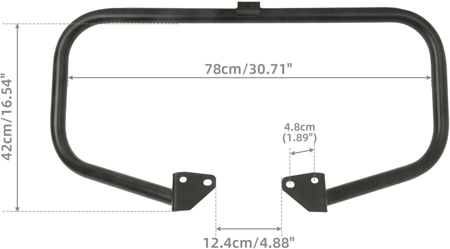TCMT 1 1/4" Engine Guard Crash Bar Fits For Harley Dyna Low Rider Street Bob Fat Bob Super Glide 2006-2017 Switchback FLD 2012-2016