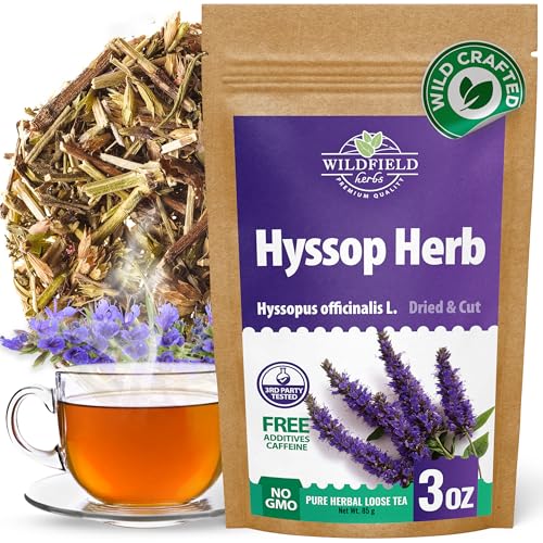 Image of 3 oz. Hyssop Dried Herb Hyssop Tea Herbal (Hyssopus Officinalis) - 85 g Hyssops Hysopp Herb Hisopo