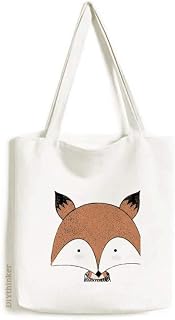 Simplicity Style Bolsa de lona de raposa imatura, bolsa de compras, bolsa casual