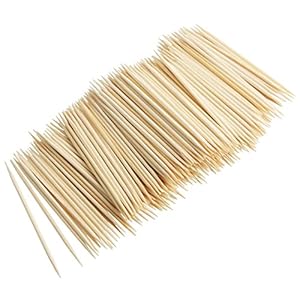 Fackelmann 57623 300 tandenstoker, hout, 68 mm, bamboe