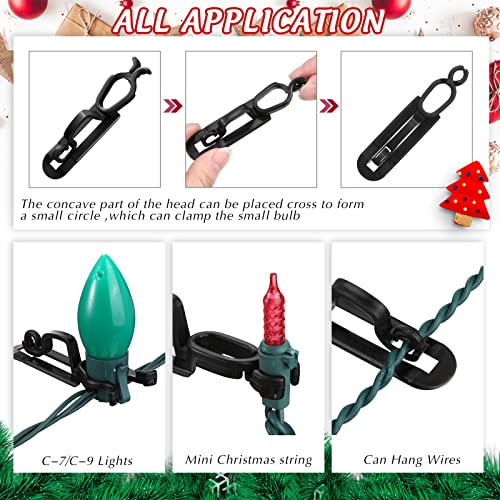 40 pieces christmas light clips light gutter shingle clips plastic c7 c9 light clip for christmas party decorations 4 40 pieces christmas light clips light gutter shingle clips plastic c7 c9 light clip for christmas party decorations - image 5