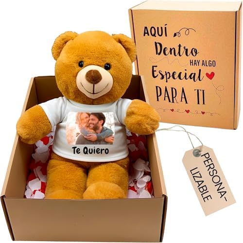 Peluchilandia Peluche Personalizado con Foto en Cajita Decorada R...