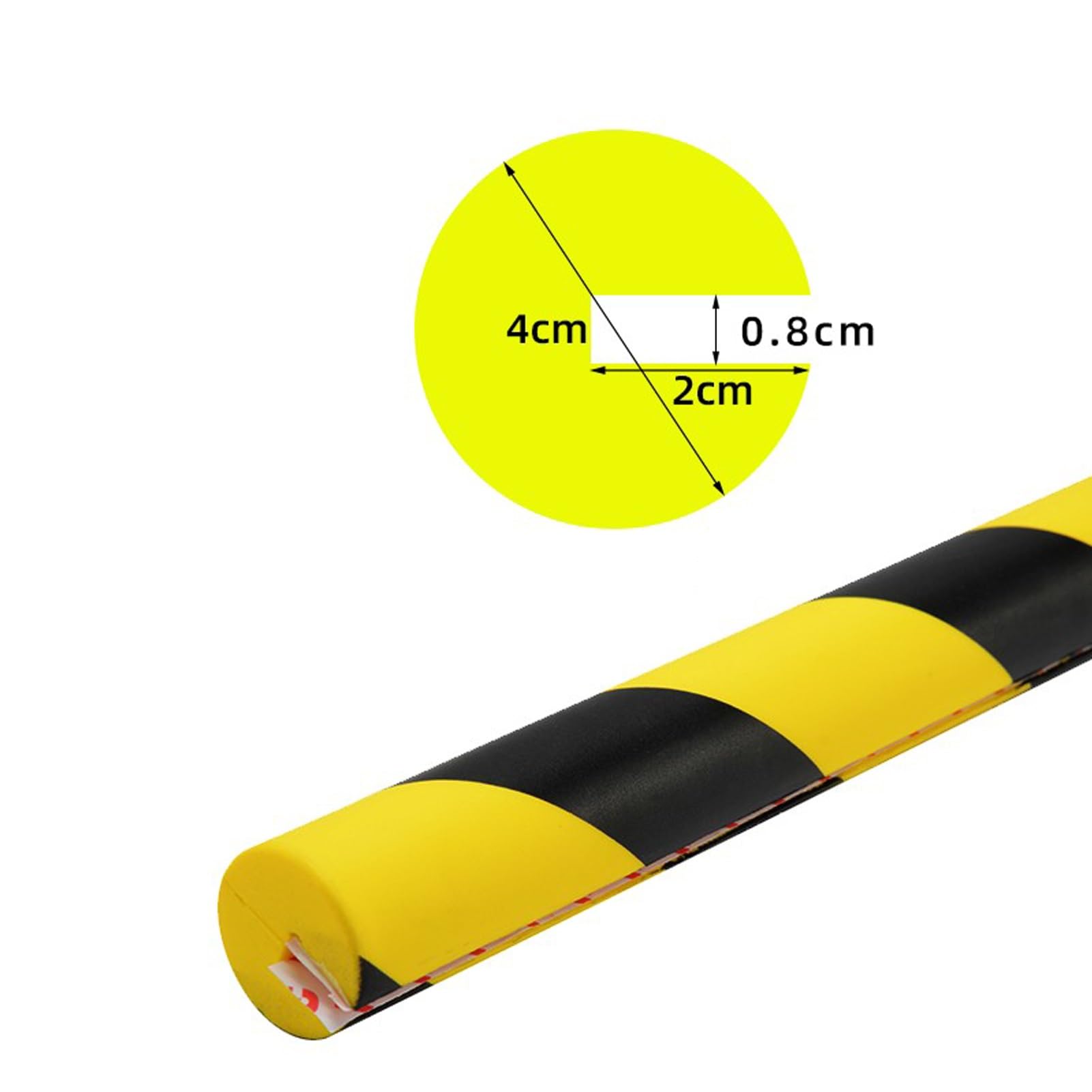 Protectores de bordes de espuma autoadhesivos en forma de U, paquete de 30 protectores de esquina para protección contra impactos, parachoques de seguridad industrial para muebles y paredes