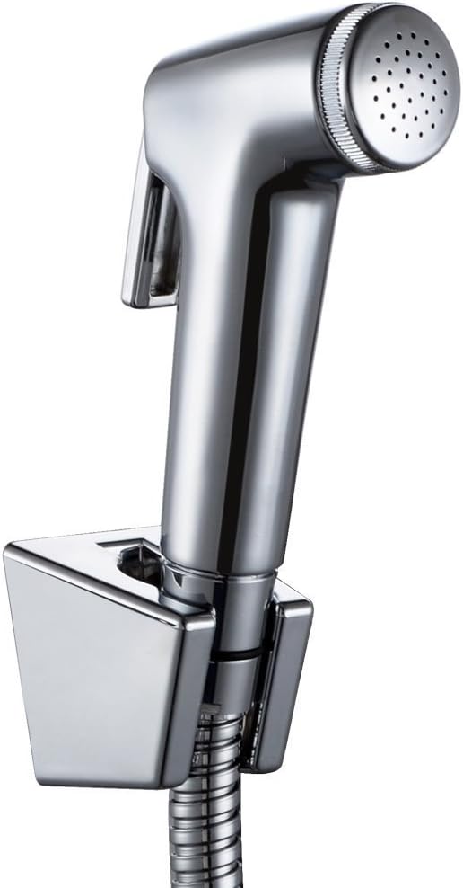 KES LP915 Toilet Hand Held Bidet Shattaf Cloth Diaper Sprayer with Hose and Bracket Holder, Chrome