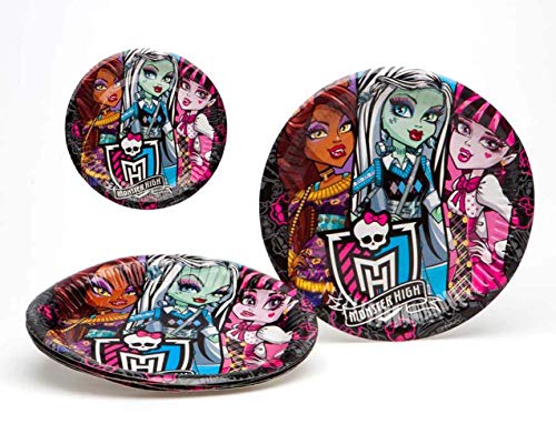 Atosa - 17126 - Pack 5 Assiettes 23 cms Monster High
