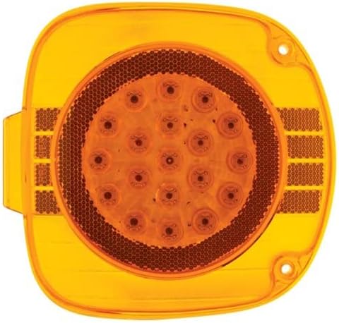 United Pacific 38928 - Turn Signal Light - 22 Led Freightliner Turn Signal Light - Amber Led/Amber Lens