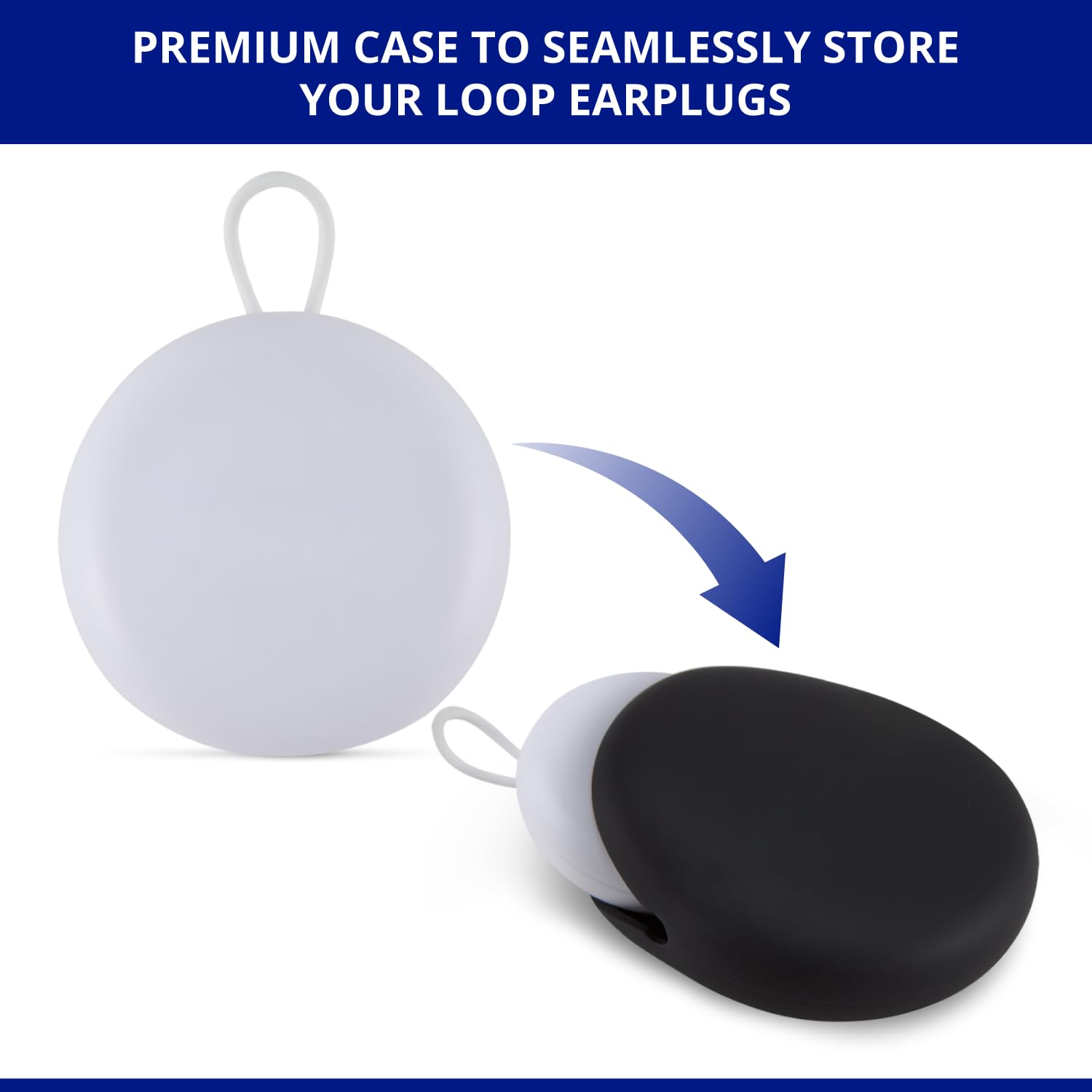 Paquete de 2 cables de conexión magnéticos compatibles con tapones para los oídos silenciosos/compromiso/experiencia, funda de almacenamiento incluida, cordón de seguridad magnético resistente a