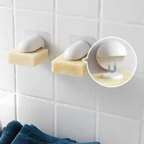 Miniatura 7 de Soap Dishes with Magnetic Design Practical Easy Cleaning Soap Box for Home Bathroom Shower Supplies