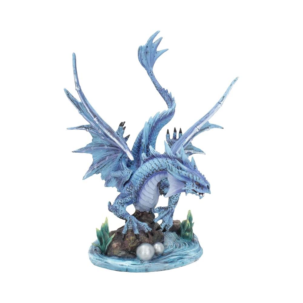 Nemesis Now Figura de dragón acuático Adulto Anne Stokes de 31 cm, Resina, Azul