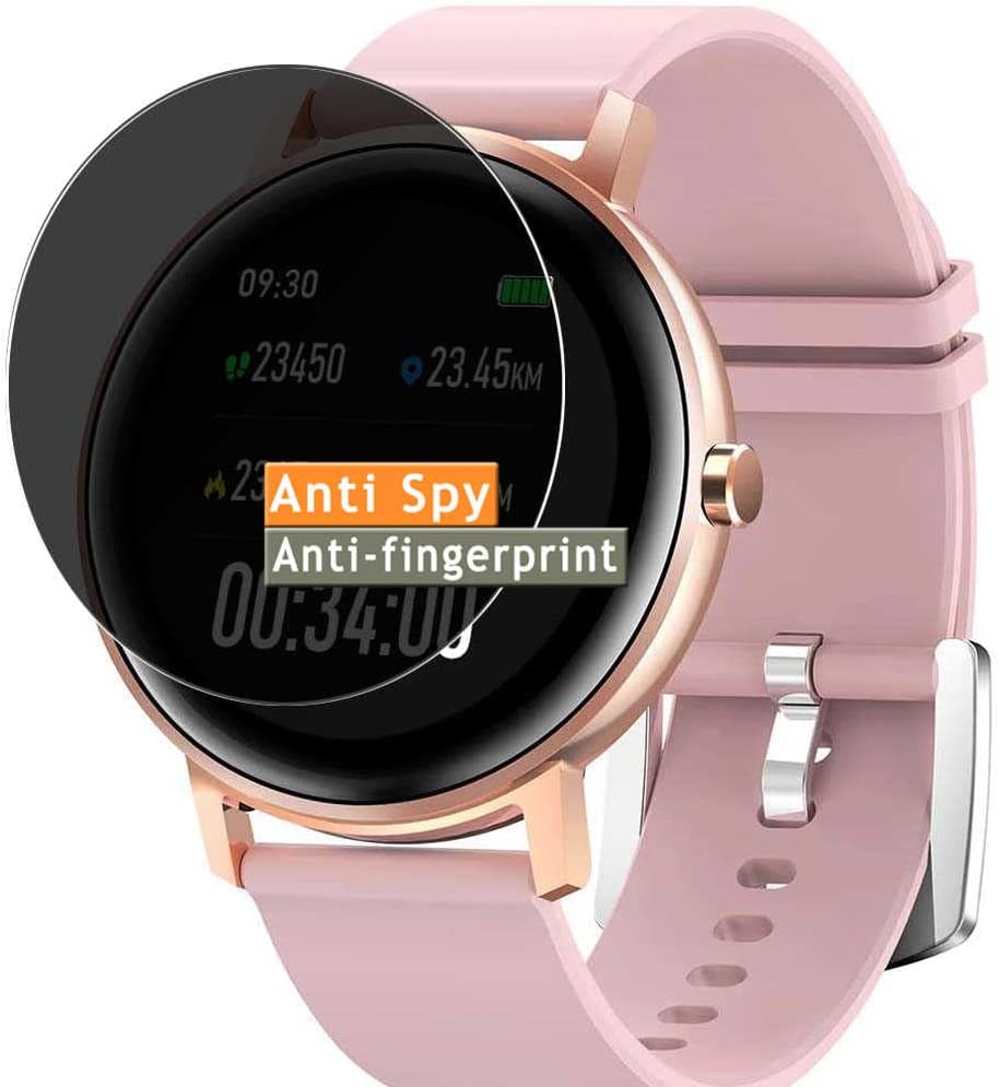 Vaxson Privacy Screen Protector, compatible with Sysmarts TS09 Smartwatch smart watch, Anti Spy Guard Film Protectors Sticker [NOT Tempered Glass] New