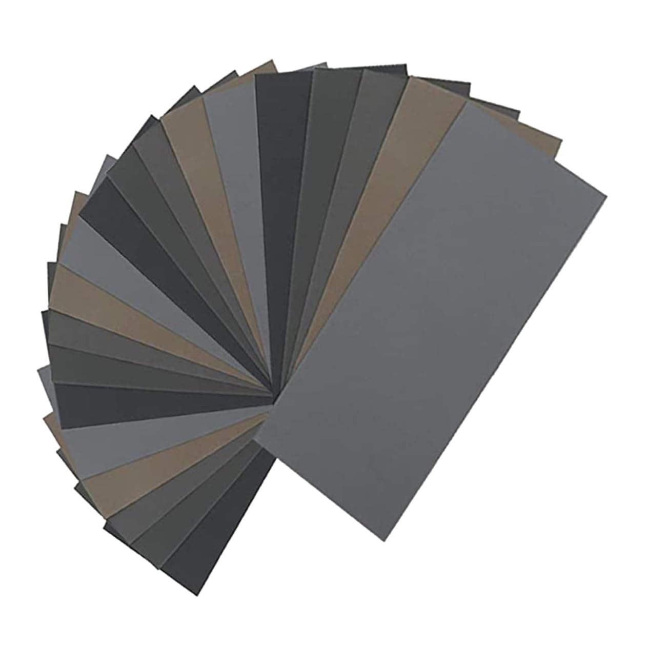 NULYLU 20 Sheets 9x3.6in Multi-Purpose Automotive Polishing Sandpaper Kit Dry/Wet Sandpaper for Car Wood Metal Stone High-grit 1000/2000/3000/5000/7000 Random