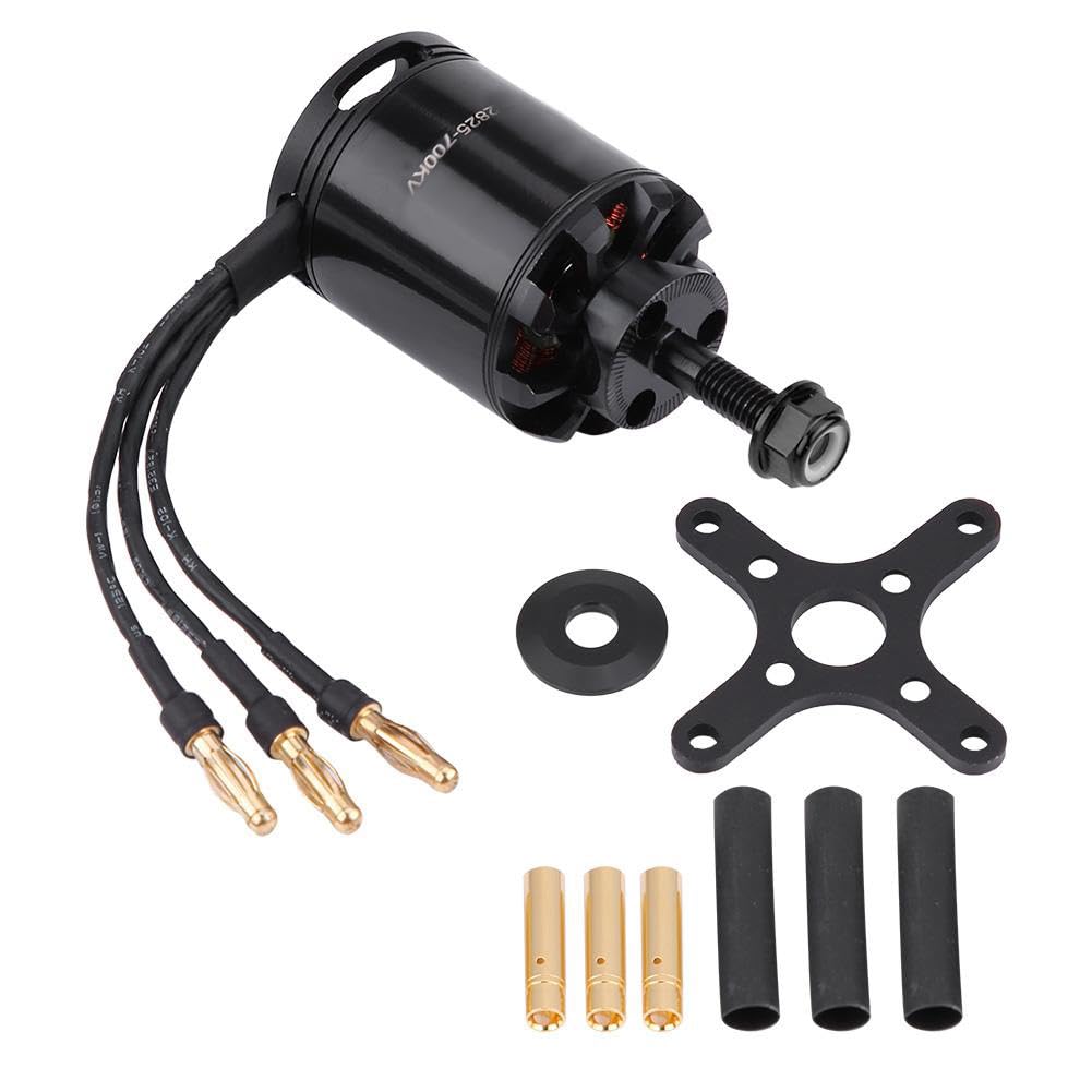 Karlak Motore Brushless Telecomandato 850KV Parte di Aereo RC Ad Alta Potenza per Hobbisti Alluminio 1 unità (700KV inverso)
