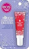 eos Holiday 24H Moisture Super Balm, Candy Cane Swirl, Limited Edition, Stocking Stuffers, Holiday Lip Mask, 0.35 fl oz