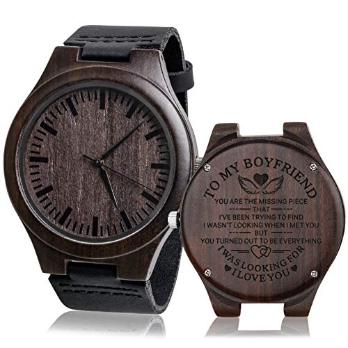 Montre en bois personnalisée : le cadeau d'anniversaire gravé pour lui