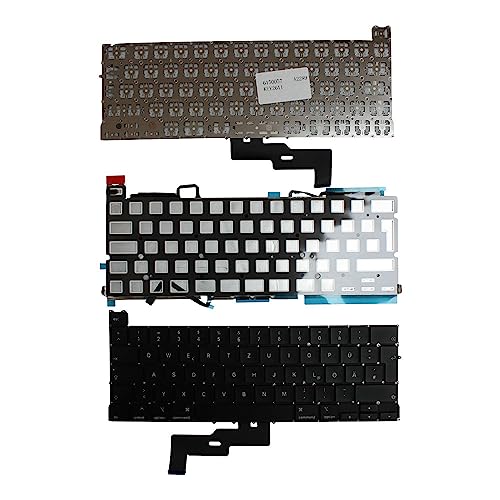 Clavier pour ordinateur portable MacBook Pro 13 2020 rechange allemand noir