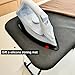 msezo Ironing Board-Foldable Adjustable Height Iron Board with Heat-Resistant Cover - Lightweight and Durable for Home Use