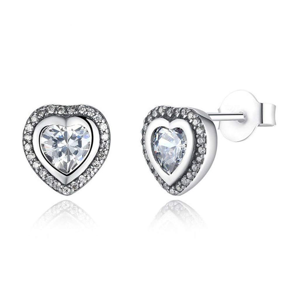 Boucles d'oreilles studs de luxe en acrylique léger anti-douleur