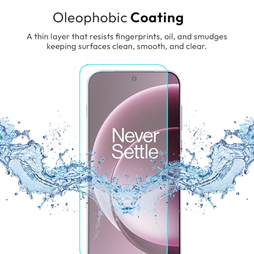 Image of KAPAVER GT EasyDo Tempered Glass Screen Guard Protector for (OnePlus 15 (Film Matte) (2 Pack)) Clear