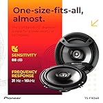 Pioneer F-Series TS-F1634R 6.5” Round Coaxial 2-Way Car Speakers (Pair) – 200W, Black - Image 5