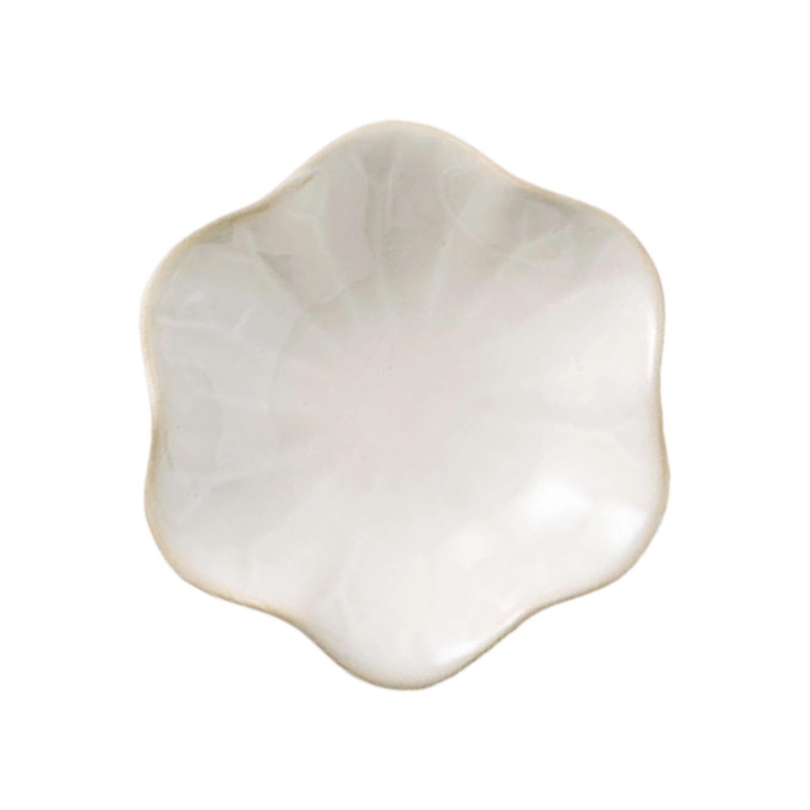 Decorative Trinket Tray, Petal Shaped Ceramic Catchall for Nightstand, Vanity or Desk, Small Storage for Jewelry Items Ceramic Trinket Tray Jewelry Vanity Catchall Tabletop Organizer Nightstand Desk