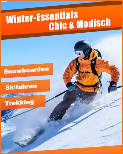 Niofind Merino Skisocken Herren Damen 2 Paar, Vollfrottee Thermosocken Warme Wintersocken, Feuchtigkeitsableitende Skistrümpfe für Kaltes Wetter Skifahren Snowboarden Wandern Jagen