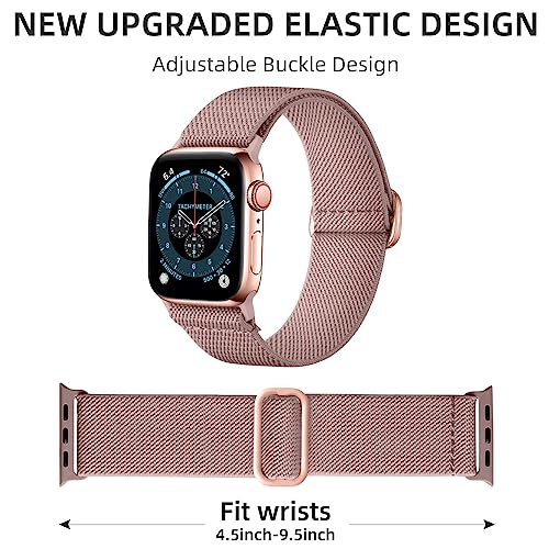 Image of DaQin 3 Pack Stretchy Solo Loop Compatible with Apple Watch Bands Men Women
