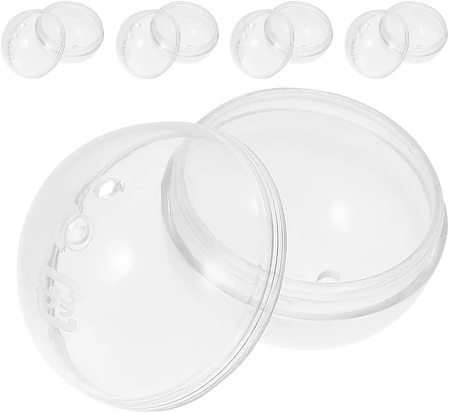 20Pcs Transparent Twist Smooth Plastic Vending Machine Refills