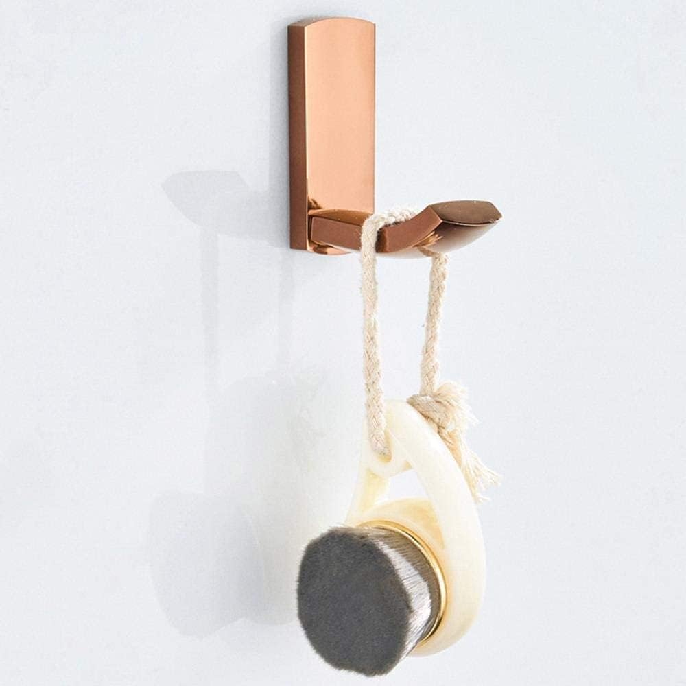 YATUOPNG Self Adhesive Hooks-Double Robe Hook Antique Double 1Pcs Bathroom Towel Wall Hooks Copper Brass Clothes Hanger Coat Rustproof Screwed Mount