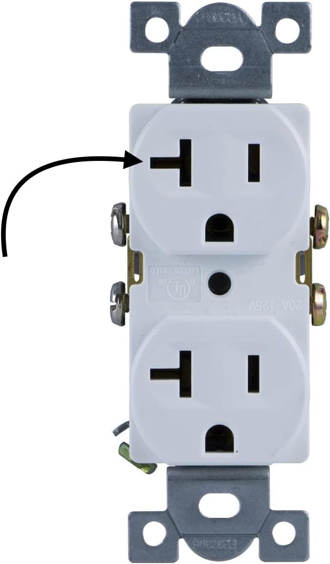 Hidden Surveillance Camera Wall Outlet, Spy Security Camera 20 Amp