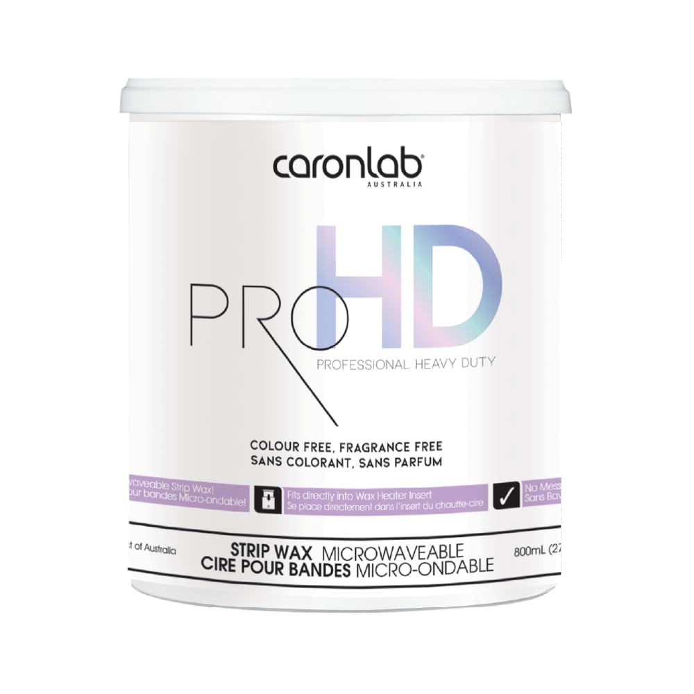 Caronlab Pro HD Strip Wax 27 fl oz Fragrance Free Soft Wax Sensitive Skin