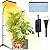 Grocruiser Grow Light with Stand, 200W Full Spectrum Floor Grow Light, Plant Lights for Indoor Growing with Adjustable Tripod Stand 12-48 Inch, Small Grow Lamp with On/Off Switch Daisy Chain Function