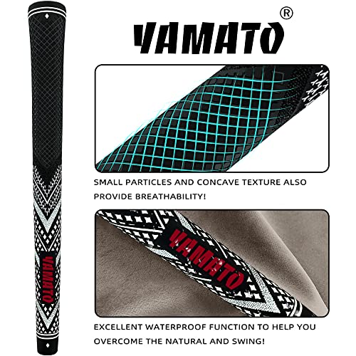 Yamato Innovative Golf Grips 13 Pack Midsize/Standardsize Golf Club Grips, All-Weather Firm Control And High Performance Grips Provides Superior Comfort And Responsiveness,4 Colors Available #TOP2