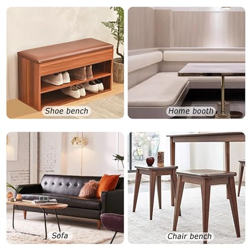 Coussins de banc de jardin lavables pour assise inconfortable de terrasse - 6