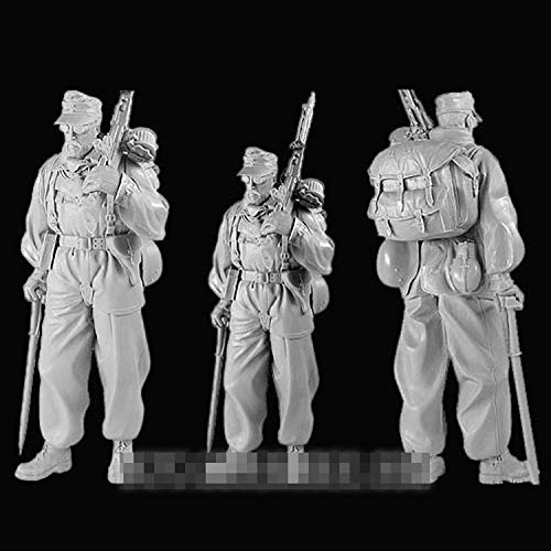 Ufficiale della SECONDA Guerra Mondiale 1/16, Modello in Resina GK, Soldato Tema Militare della Seconda Guerra Mondiale Kit Non assemblato e Non Dipinto