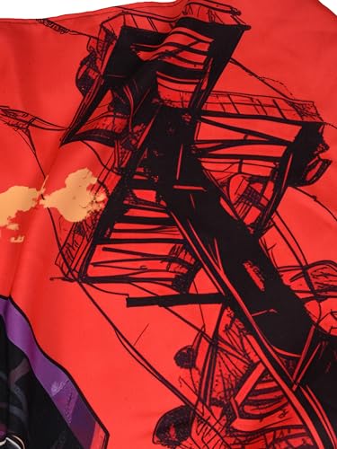 Image of ComicSense.xyz Unit-01 Printed Anime Tapestry, Anime Theme Backdrop for Wall Hanging Home Decor Bedroom Living Room - 83 X 53 Inches